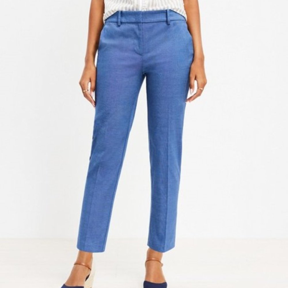 LOFT Petite Curvy Riviera Slim Pants Curvy